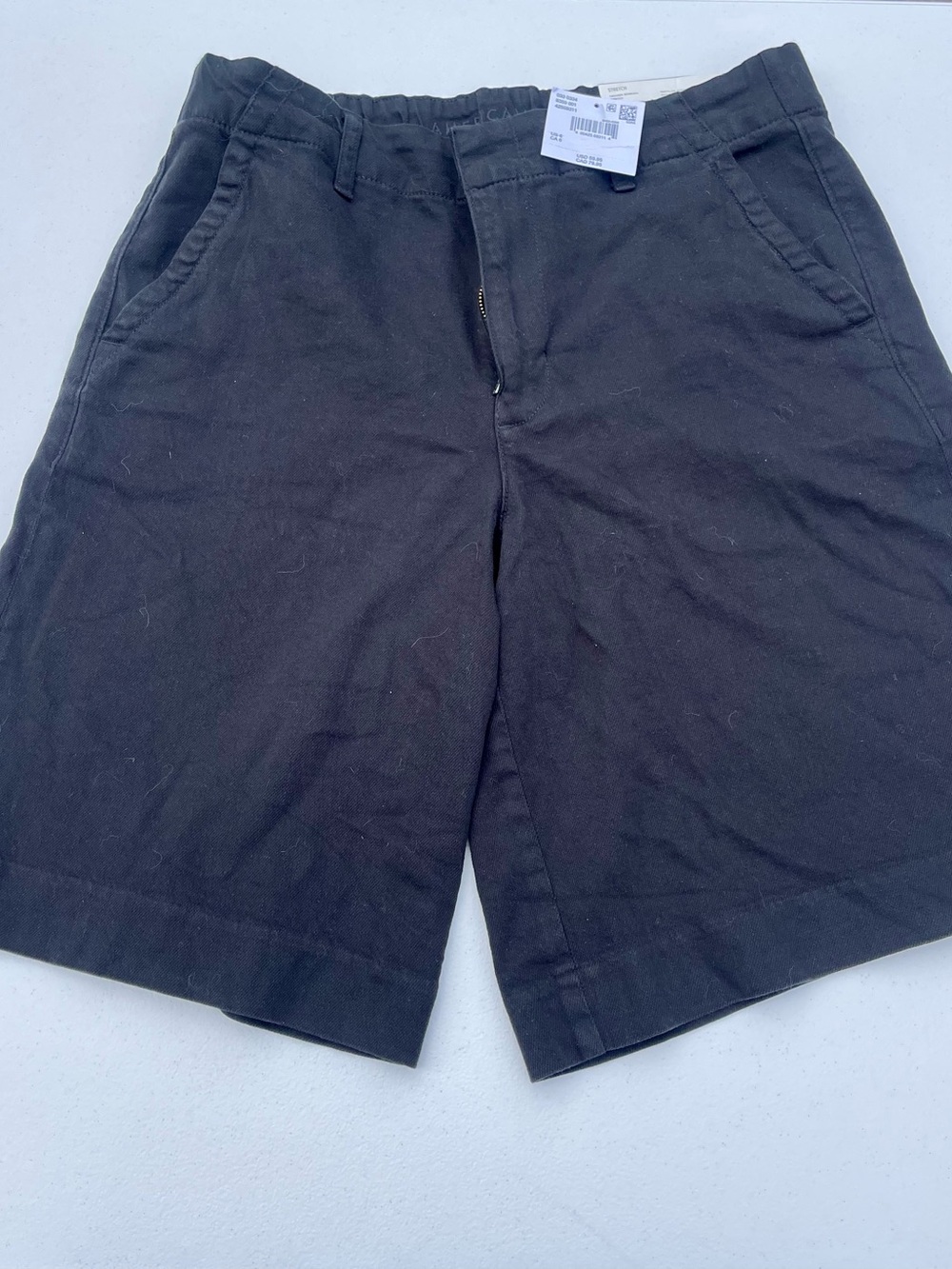 American Eagle Outfitters Black Bermuda Stretch Shorts